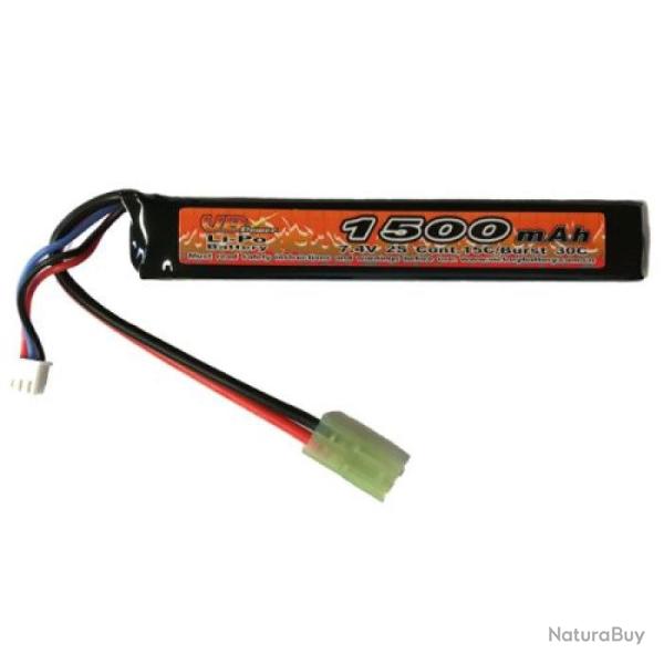 Batterie VB Power Li-Po 7.4V 1500 Mah 1 Stick - 12x20x120mm