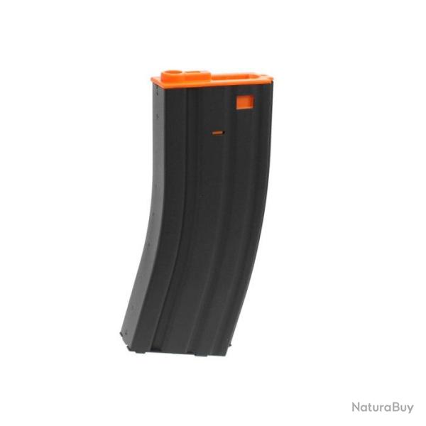 Chargeur S&T AEG 300 Coups M4 Metal - Noir / Orange