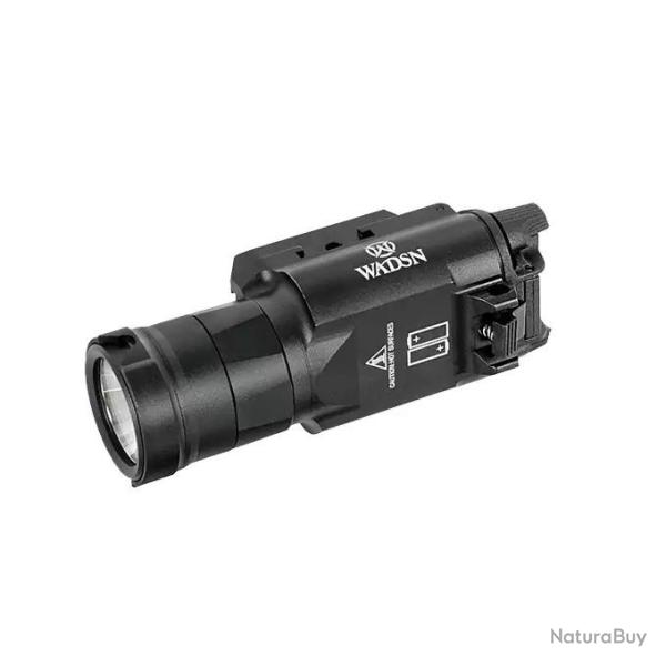 Lampe WASDN X300UH-B Noir Tactique Pistolet