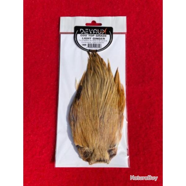 Cou de coq top grade Barred pour la r�alisation des hackles, queues de mouches s�ches noy�es