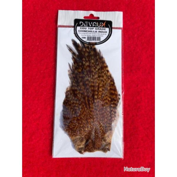 Cou de coq top grade Barred pour la r�alisation des queues de mouches s�ches noy�es, des hackles etc