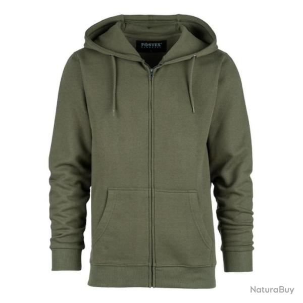 Sweat � capuche avec zip Gen. 2 Couleur Vert