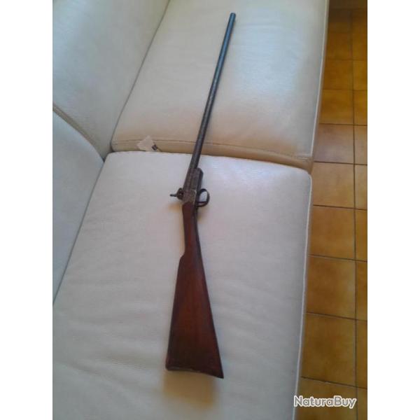 carabine  a broche de braconnier pliante en calibre24