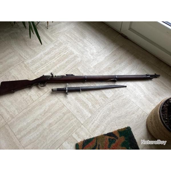 Fusil steyr kropatschek mod 1886 inapte au tir