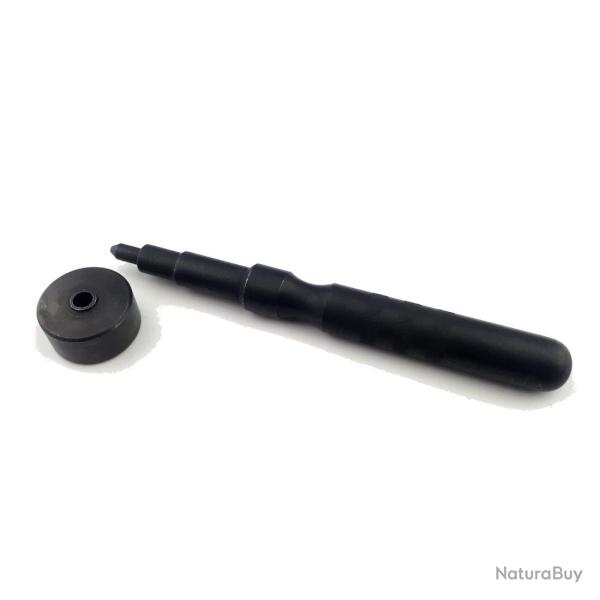 Outils pour recalibrage du logement d'amorce des cartouches de chasse