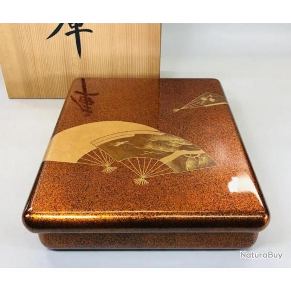 Bo�te Japonaise Maki-e type suzuri
