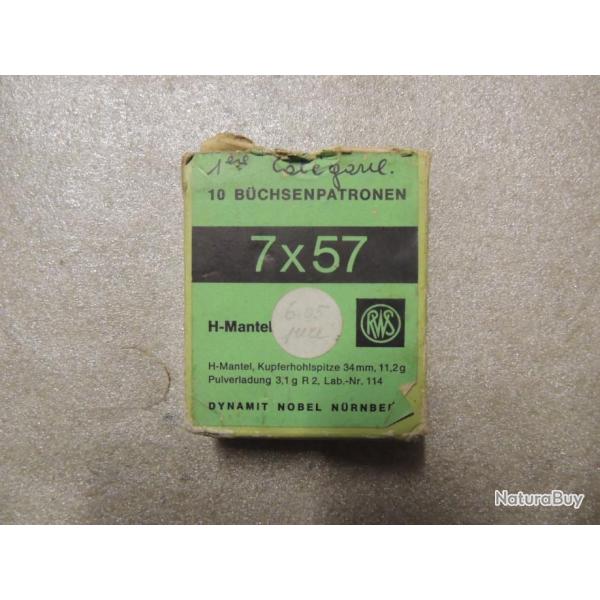 boite munitions   7X57