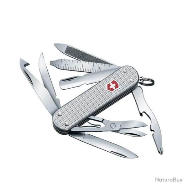 0.6381.26 couteau suisse Victorinox Minichamp Alox gris