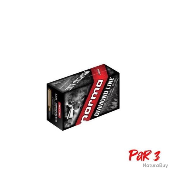 Balles Norma Diamond Line Falt - Cal. 6.5x55 SE - 130 gr / Par 3