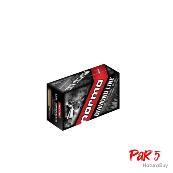 Balles Norma Diamond Line Falt - Cal. 6.5x55 SE - 130 gr / Par 5