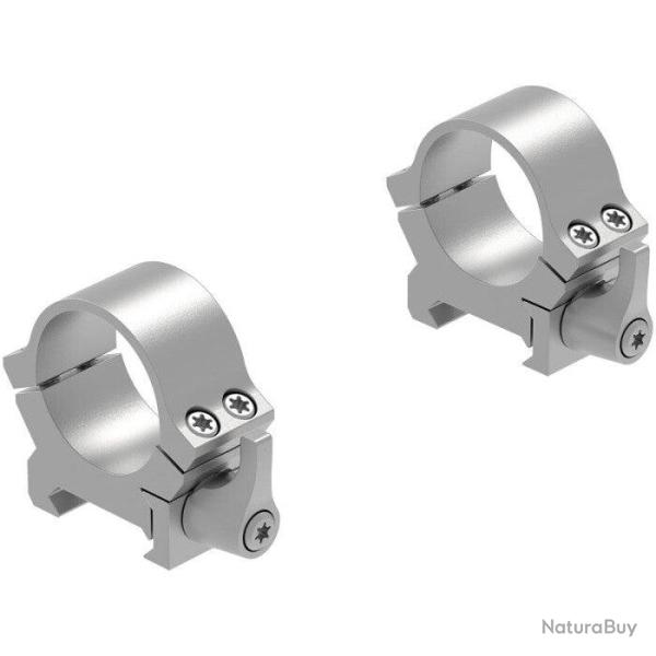 Collier de montage Leupold QRW2 1" - Argent / Bas
