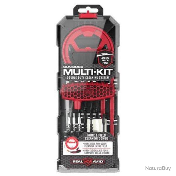 Multi kit de nettoyage Real Avid Gun Boss .22 - .270/.280/7mm