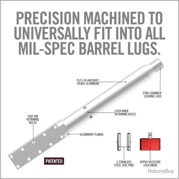 Outil de fixation �tau Real Avid pour partie sup�rieure AR15