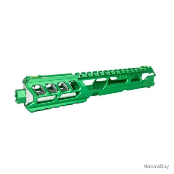Culasse CTM AAP01 Fuku-2 CNC Long Cutout version Army green - Vert / Argent
