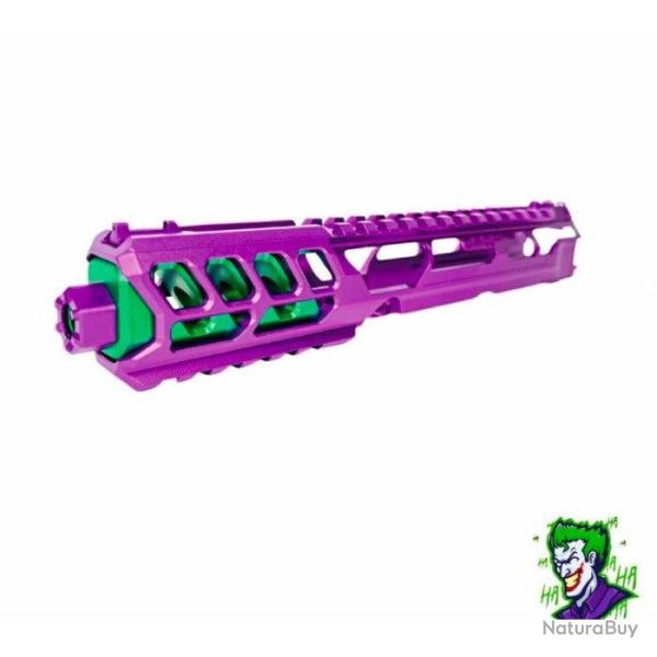 Culasse CTM AAP01 Fuku-2 CNC Long Cutout version Army green - Violet / Vert