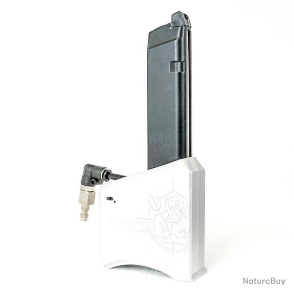 Adaptateur Poseidon HPA GBB Chargeur M4 - Chrome