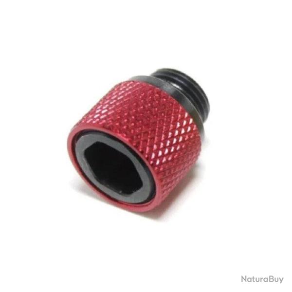Adaptateur silencieux Poseidon Orion 11CW A 14 mm CCW - Rouge