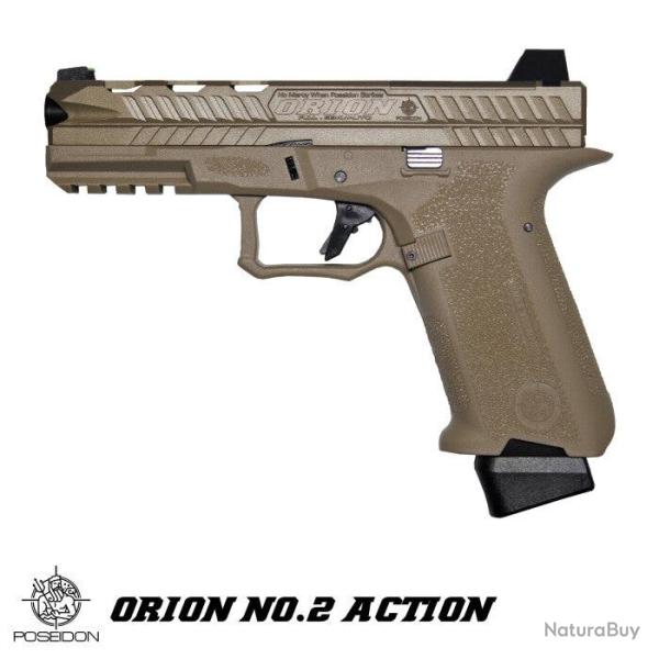 Pistolet Poseidon Orion Action No.2 Blowback Cal.6mm - Tan