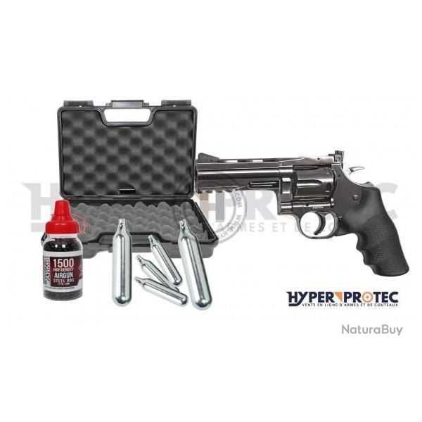 Pack pr�t � tirer Dan Wesson 715 Canon 4'' Revolver Bille Acier
