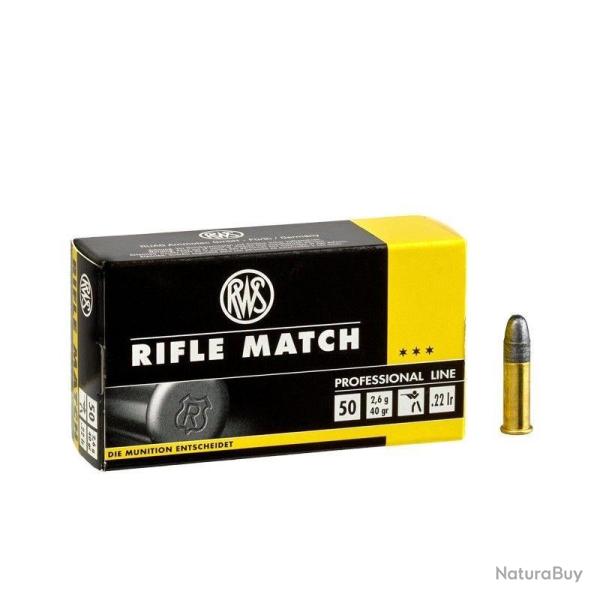 RWS Rifle Match cal.22lr Professionnal Line x50