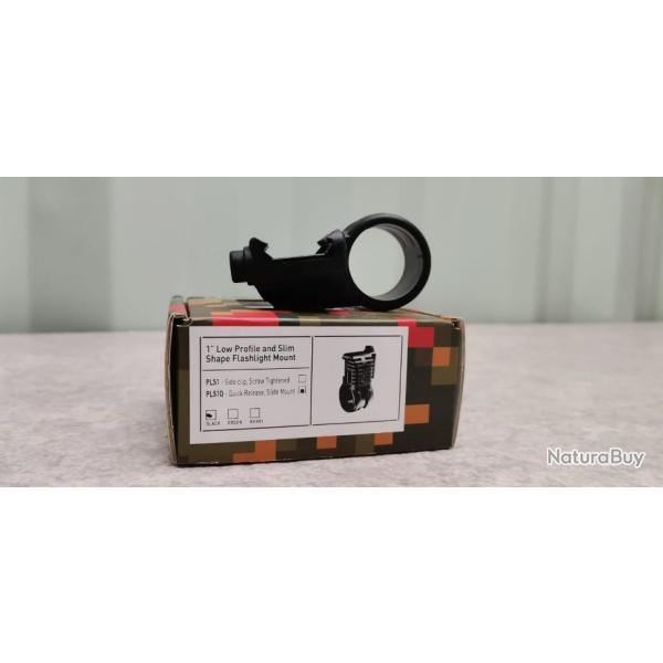 Support lampe tactique picatinny lat�ral � 25,4 mm CAA PLS1Q