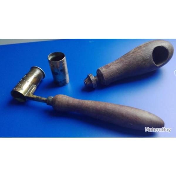 DOSEUR POUDRE ET PLOMB ANCIEN
