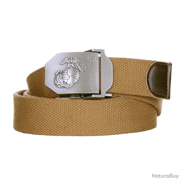 Ceinture toile 35mm US Marines Couleur Coyote
