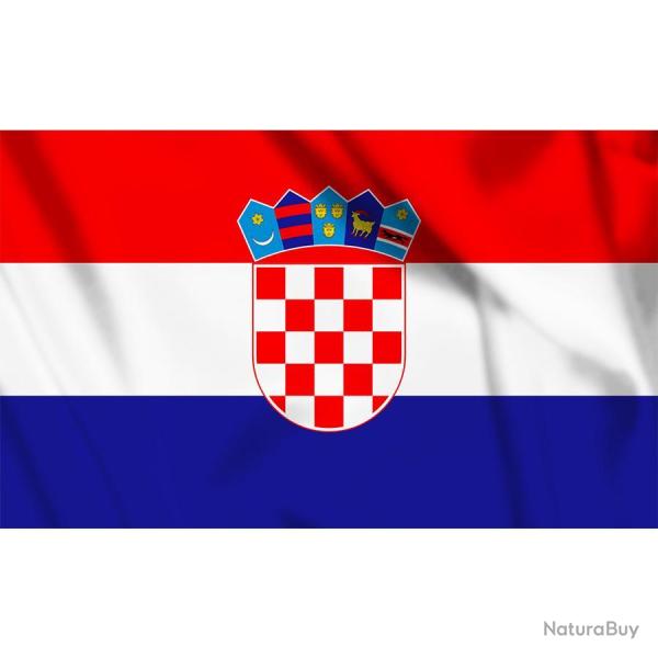 Drapeau Croatie 1m x 1m50
