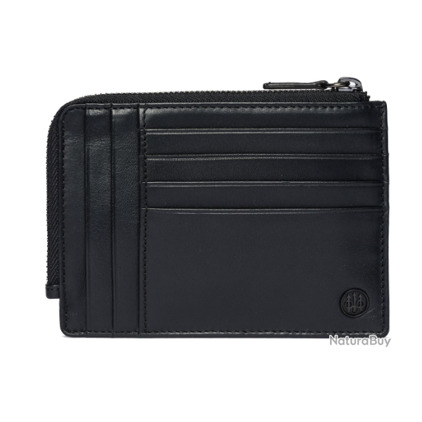 Portefeuille zipp� classique noir BERETTA