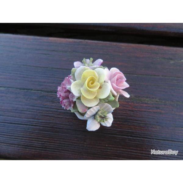 VINTAGE - Ancien petit petit pot de fleurs en porcelaine fine anglaise Coalport - ENGLAND (XX�)