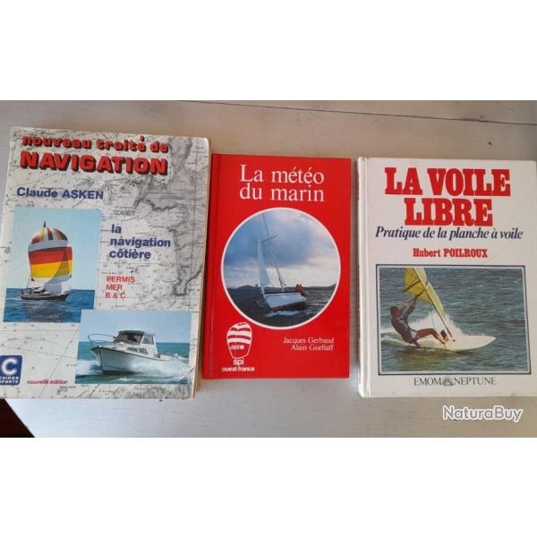 Navigation, Permis mer, navigation ctire. Voile libre, planche  voile