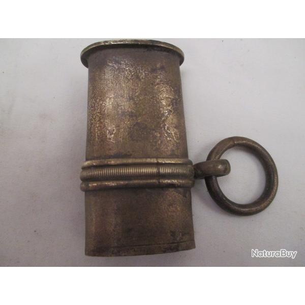 chape  (entre de fourreau )  de sabre - H 7 cm - pour une lame de 3 cm de large