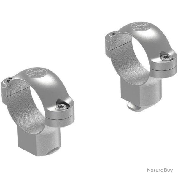 Colliers Leupold STD 1" Haut Argent - Argent