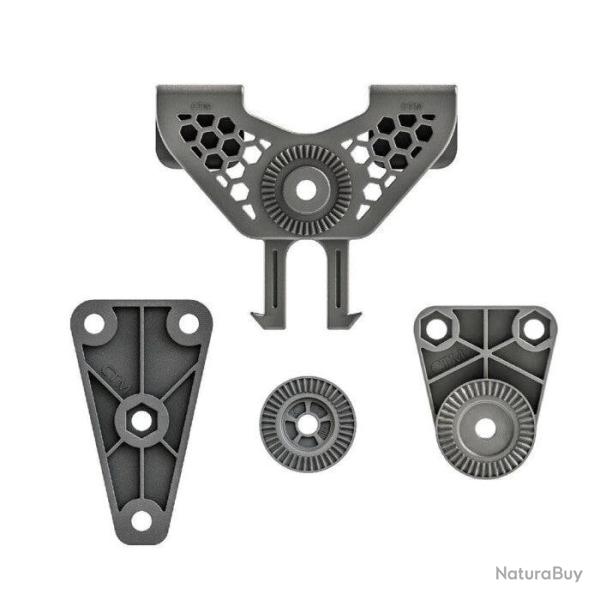 Kit attache molles CTM Holster AAP01 Noir - Noir