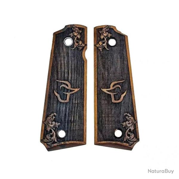 Plaquette de bois MBT PT911 Fleur logo Taurus Default Title
