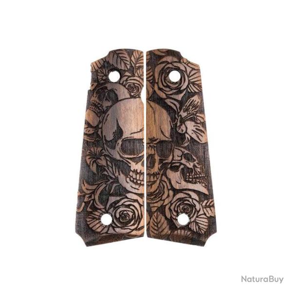 Plaquette de bois MBT PT911 Skull