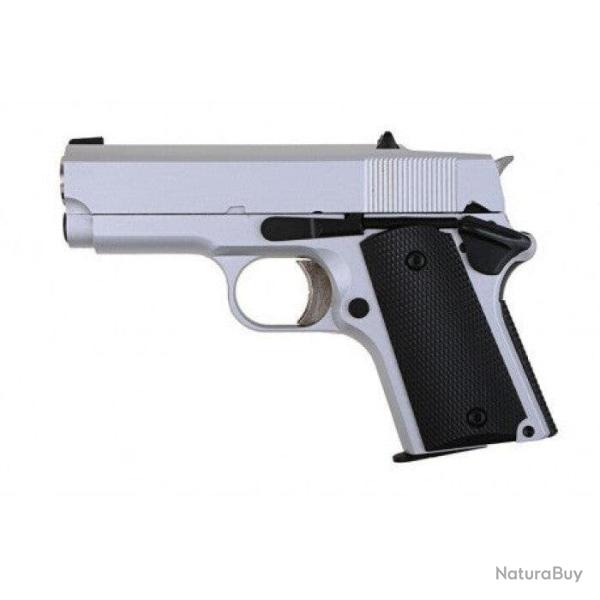 Pistolet Army Armament R45A VII Pro Gaz Cal.6mm - Argent