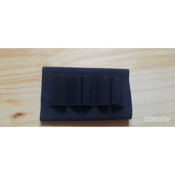 Cartouchi�re pour Crosse de Fusil Elastique 5 cartouches