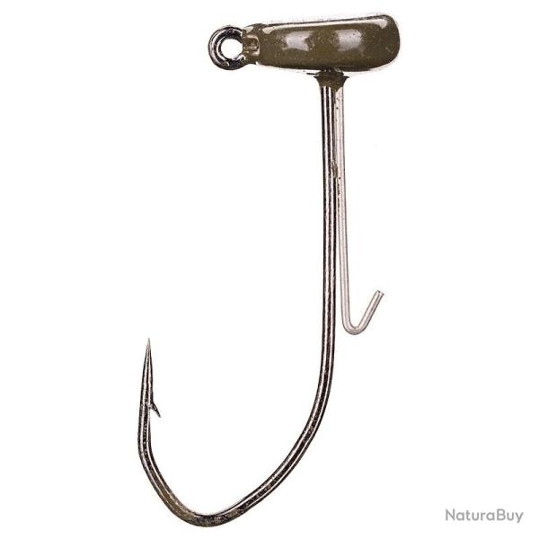 T�te plomb�e Ned Rig STRIKE KING Tour Grade Green Pumpkin - 1.8g