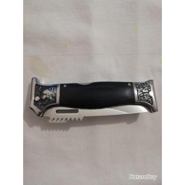 Couteau pliant (poignard chasse) 21cm.Lame acier 3Cr13...Columbia