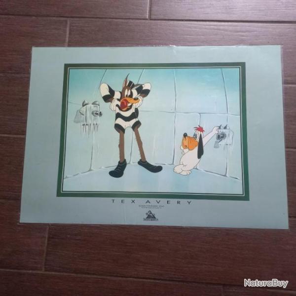affiche de Tex Avery, DUMB HOUDEND  1943 �dit�e par Demons & Merveilles,