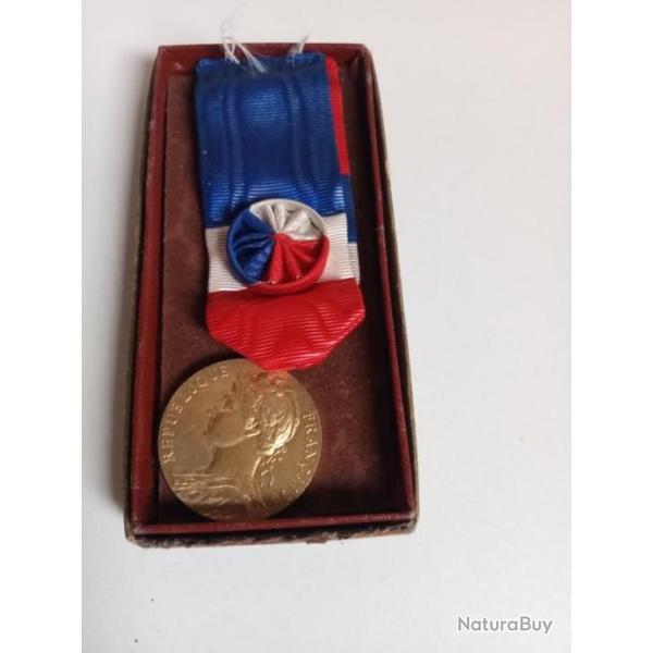 medaille en vermeil