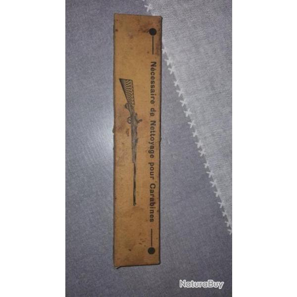 Bo�te carton pour n�cessaire de nettoyage vide