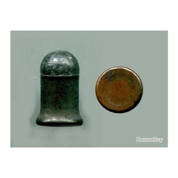 6 mm Flobert Primitive culot conique et base concave