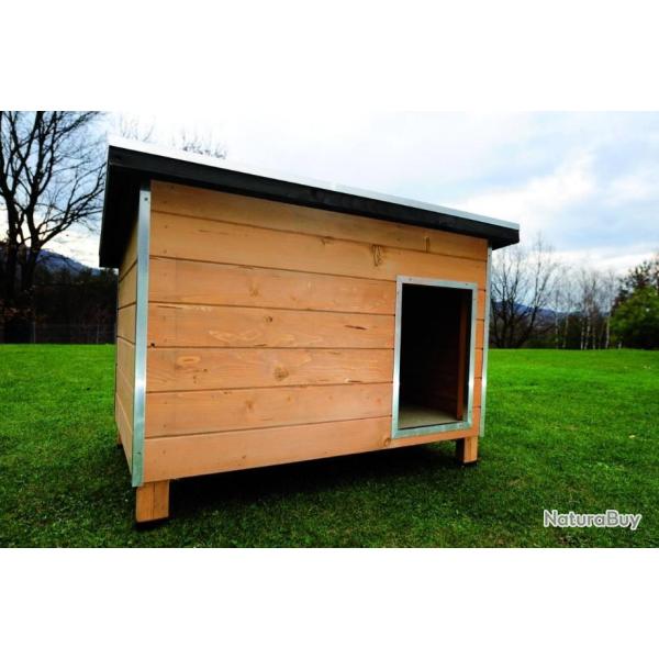 Niche XL taille 3 abri chien cabane chien maison toit ouvrable niche FSC cielterre-commerce