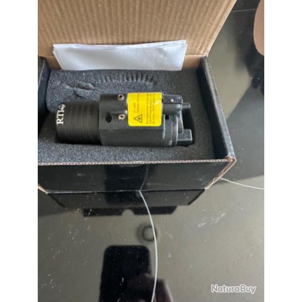 Lampe + Laser RTI optics 6 volts xnon (classe 2) avec cble dport