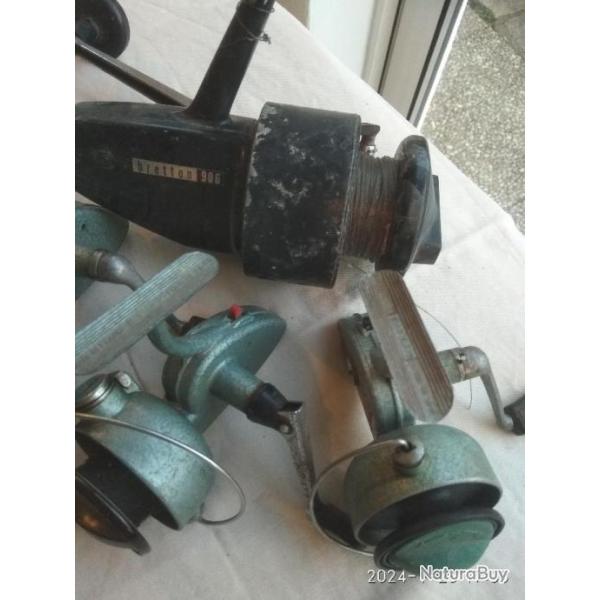 4 anciens moulinets bretton