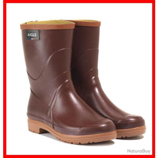 AIGLE - BOTTILLON AU CHAUSSANT UNIVERSEL FEMME BISON L 2 SUREAU P 38