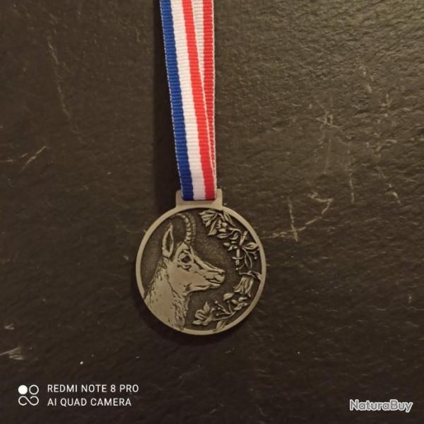 M�daille cotation troph�e chamois isard �chelon argent