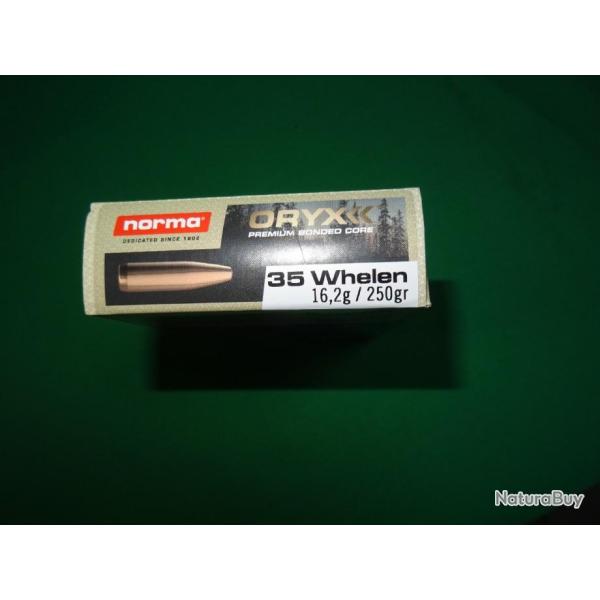 Cartouches NORMA ORYX en 35 WHELEN  250gr en boite de 20